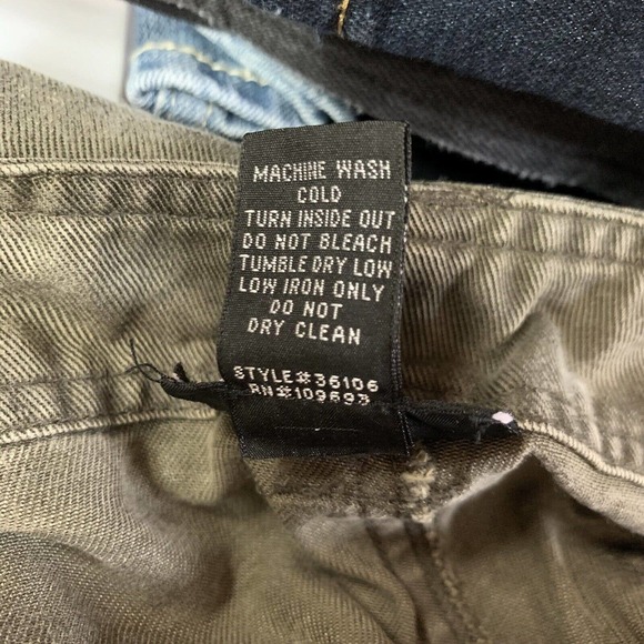 Athleta Cropped Pants 8 Army Green Tencel Lyocell Drawstring Tie Capri B122 - Picture 10 of 10